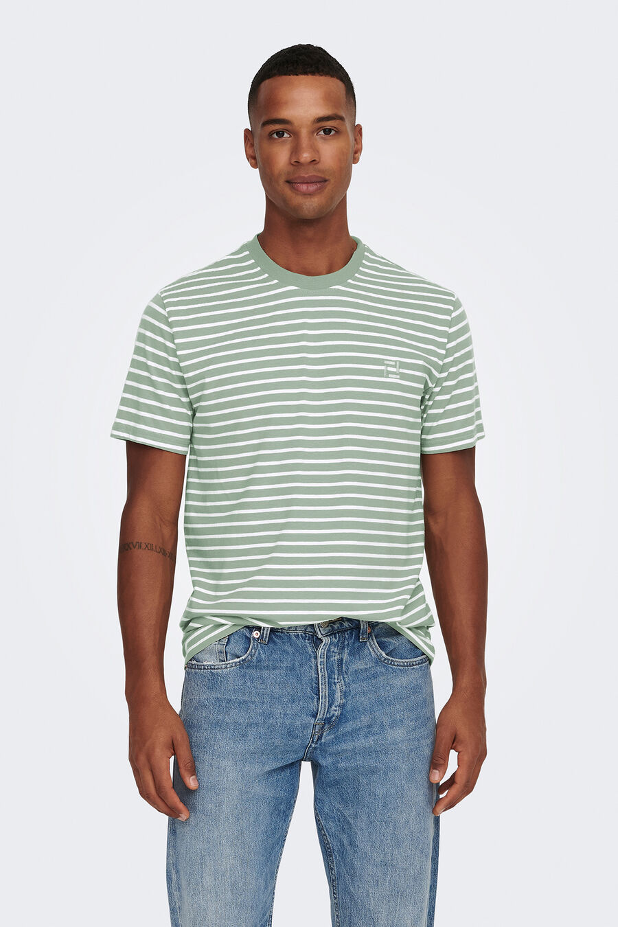 Camiseta manga corta estampada