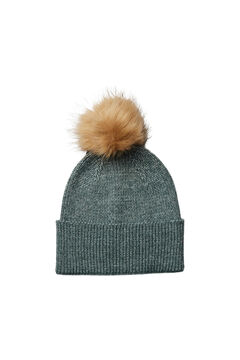 Springfield Knit hat with pompom grey