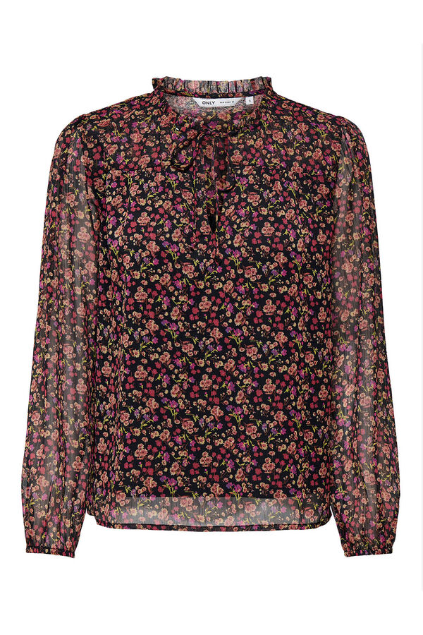 Only Blusa de gasa estampada estampado