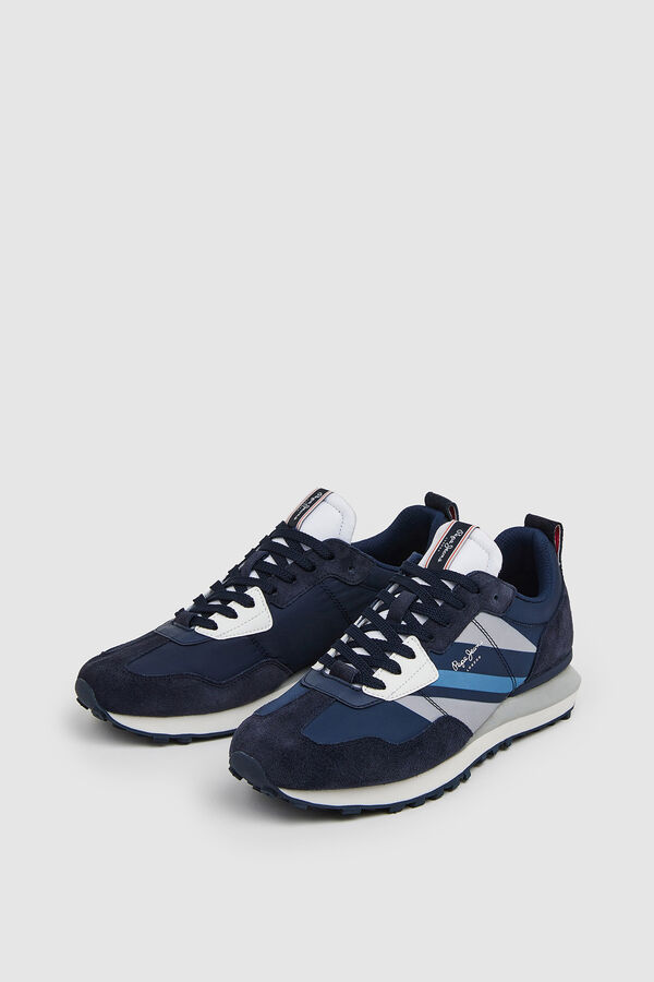 Springfield FOSTER RETRO TRAINERS  navy
