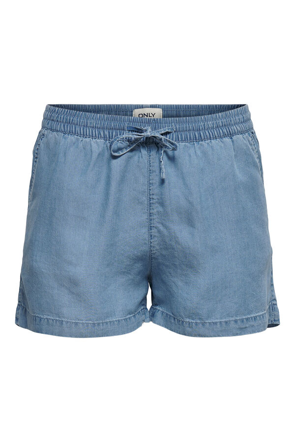 Only Short vaquero fluido azul