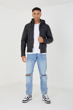 Brave Soul Casaco de motociclista com capuz