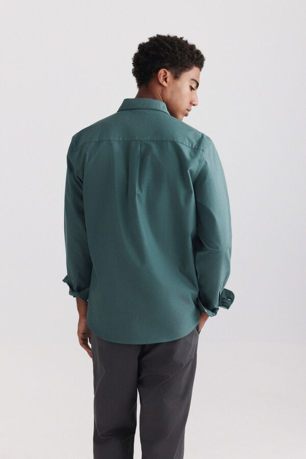 Springfield Chemise oxford l&eacute;g&egrave;re vert