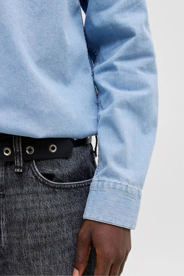 Jack & Jones Denim regular shirt blue