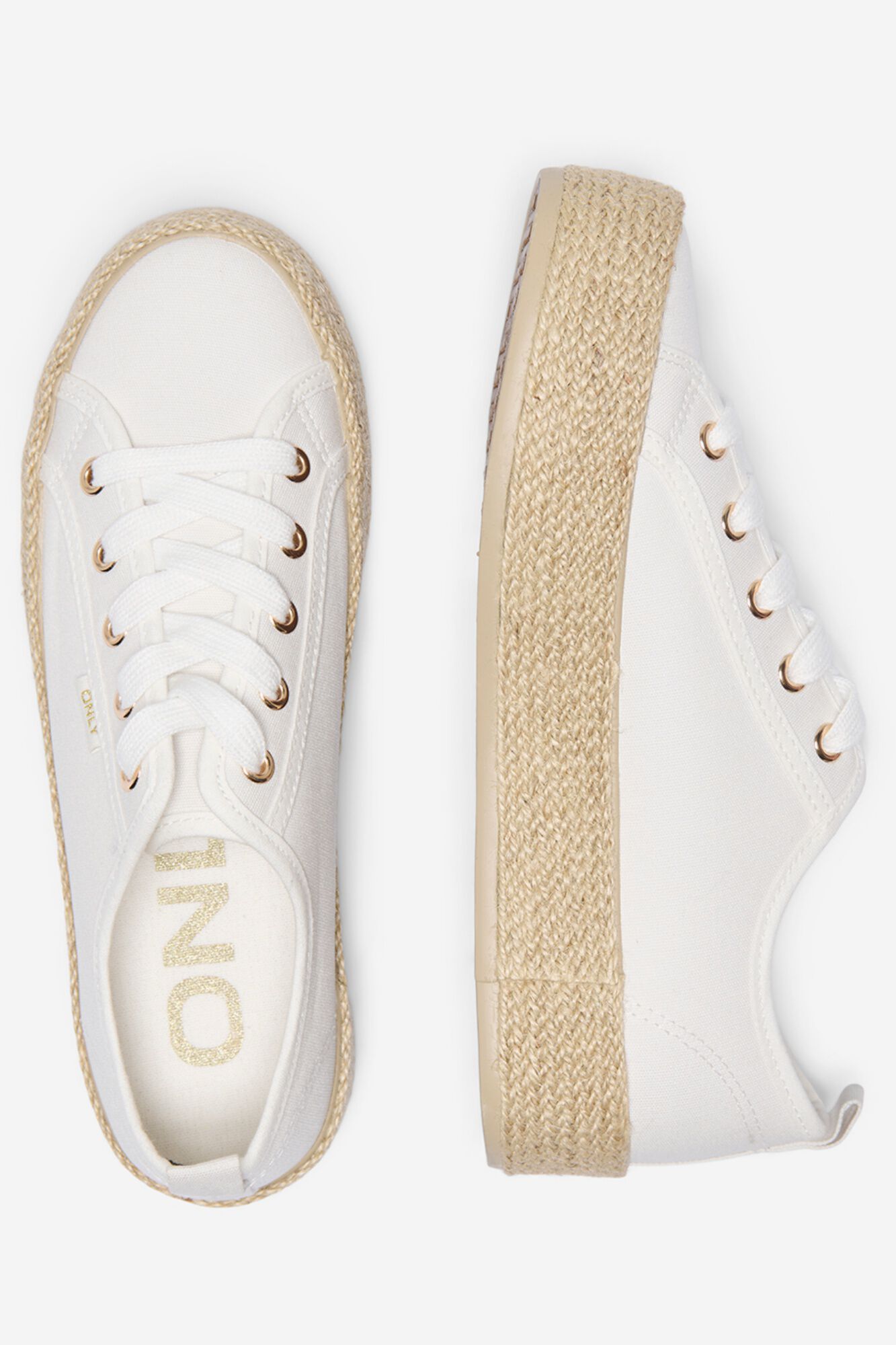 Only Sapatilha plataforma de juta