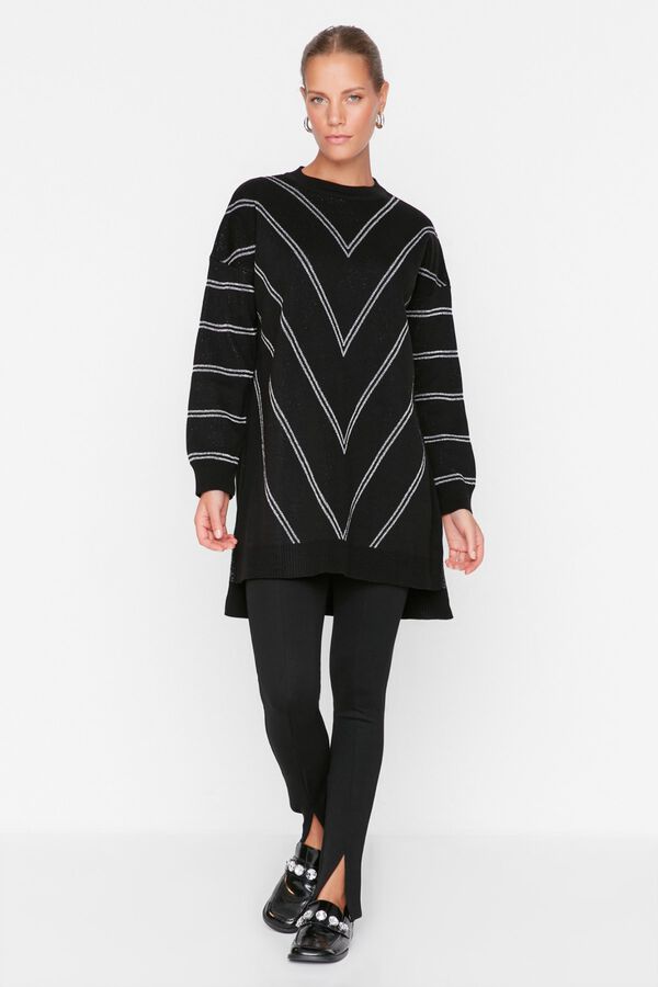 Trendyol Jersey oversize estampado gris