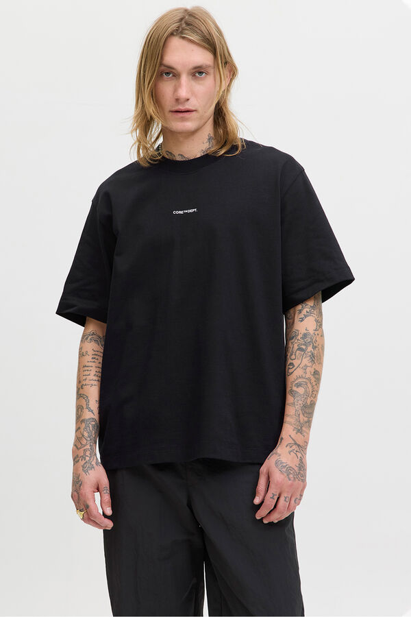 Jack & Jones Camiseta minimalista negro