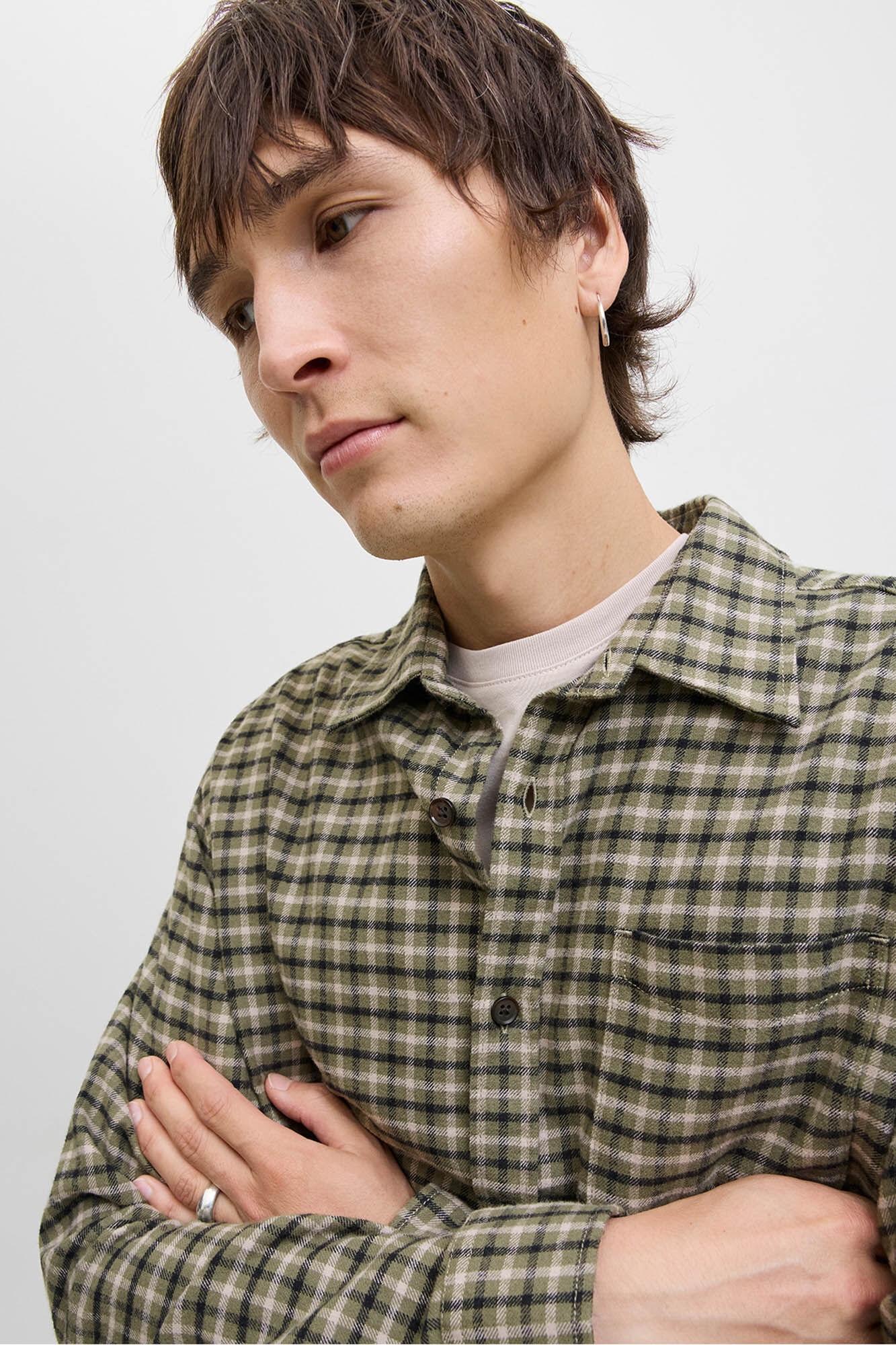 Jack & Jones Camisa xadrez regular fit