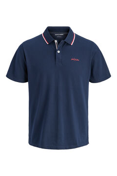 Jack & Jones PLUS Polo piqu&eacute; em algod&atilde;o