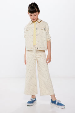 Springfield Girl's printed culottes camel