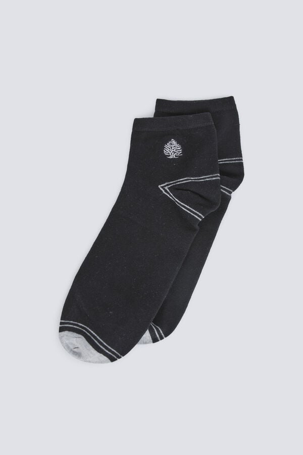 Springfield Springfield logo ankle sock black