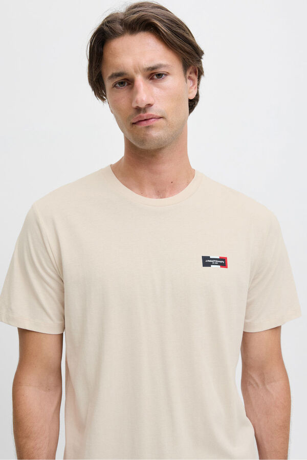 JJ REBEL Basic logo T-shirt  grey