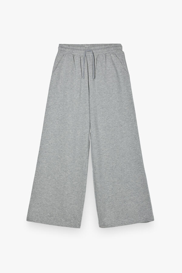 Balmohk Pantal&oacute;n jogger wide leg gris