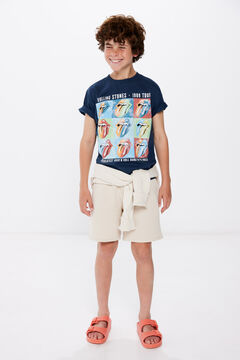 Springfield Boy's Rolling Stones T-shirt navy mix