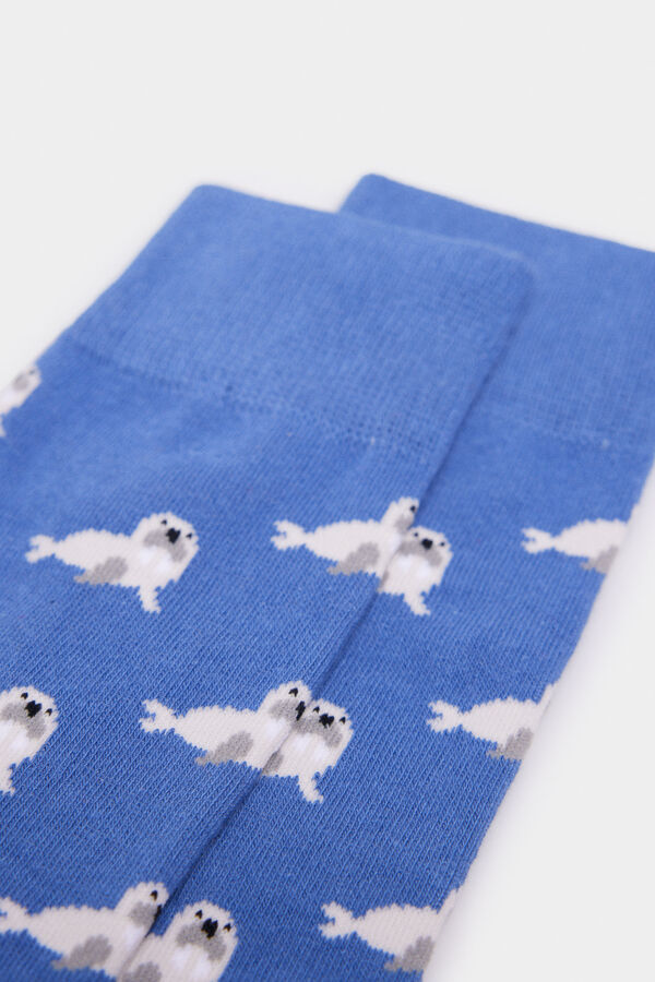Springfield Seal socks blue