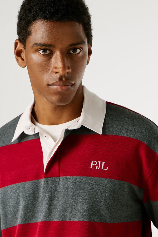 Pepe Jeans  Long-sleeved polo shirt red