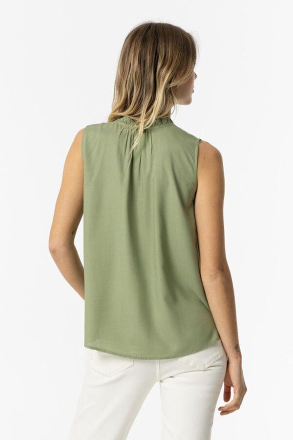 Springfield Top with Tie-Front green