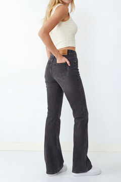 Balmohk Jeans flare tiro alto
