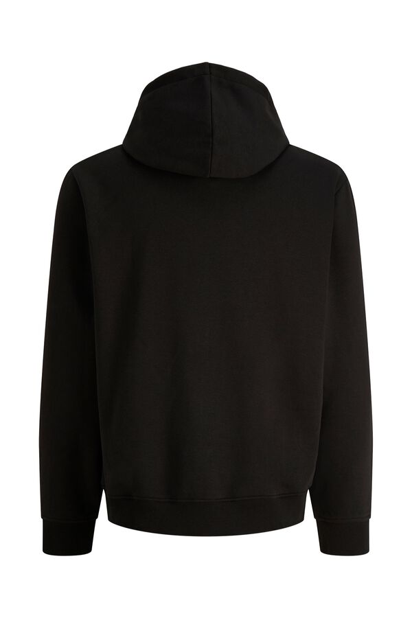 Jack & Jones PLUS Sweatshirt regular com capuz preto