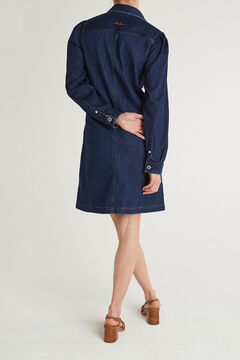 Pepe Jeans Vestido jeans curto de manga comprida