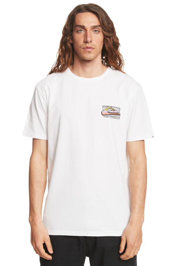 Springfield Retro Fade - T-shirt for Men blanc