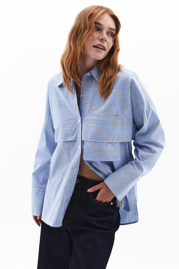 Oxxo Striped shirt blue