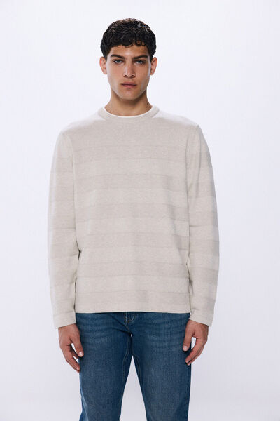 Springfield Double collar jumper grey