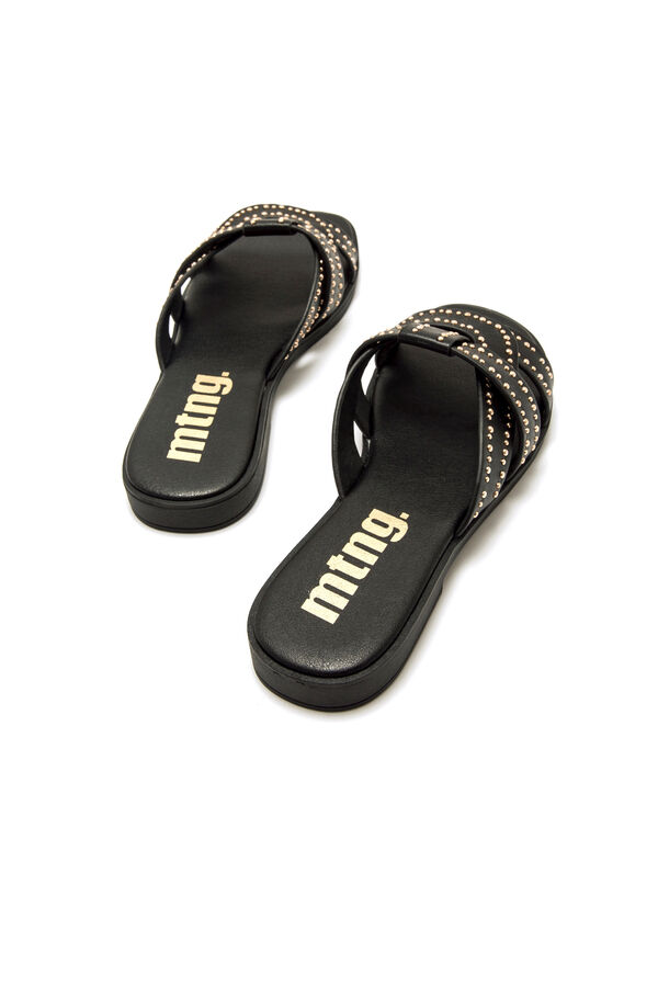 MTNG Flat sandals black