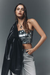 High Spirits Top Glowin cinzento