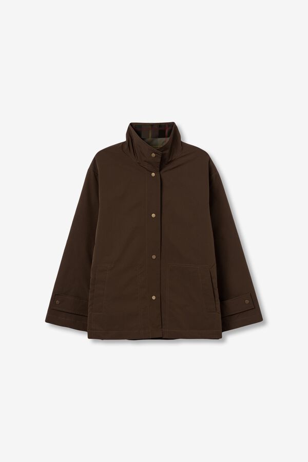 Tiffosi Chaqueta oversize marr&oacute;n