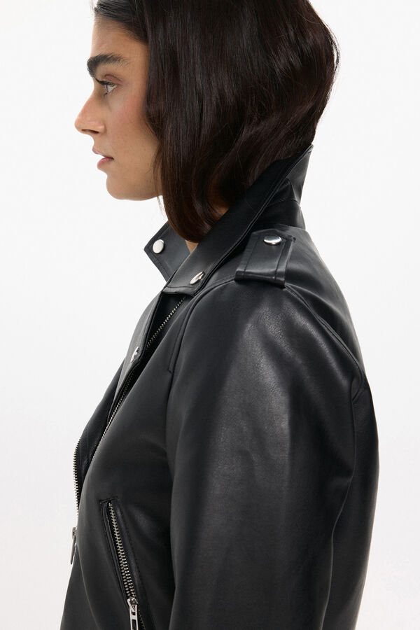 JDY Biker jacket Crna