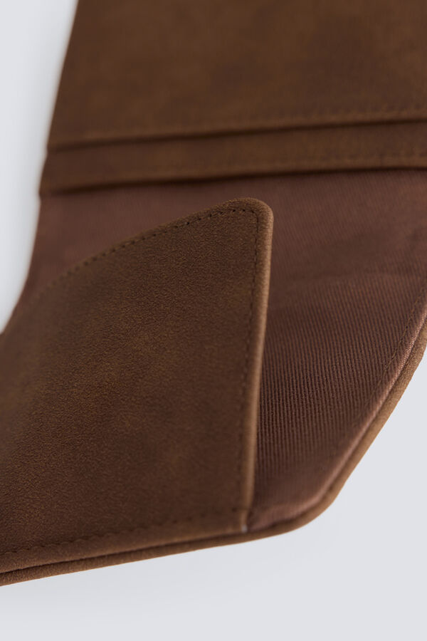 Springfield Faux suede wallet mink