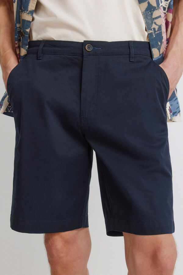 Springfield Comfort fit Bermuda shorts blue