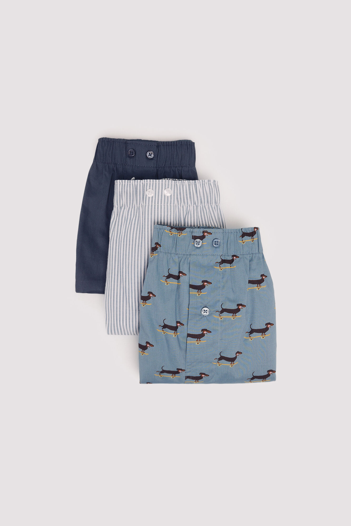 Springfield Pack of 3 printed poplin boxers