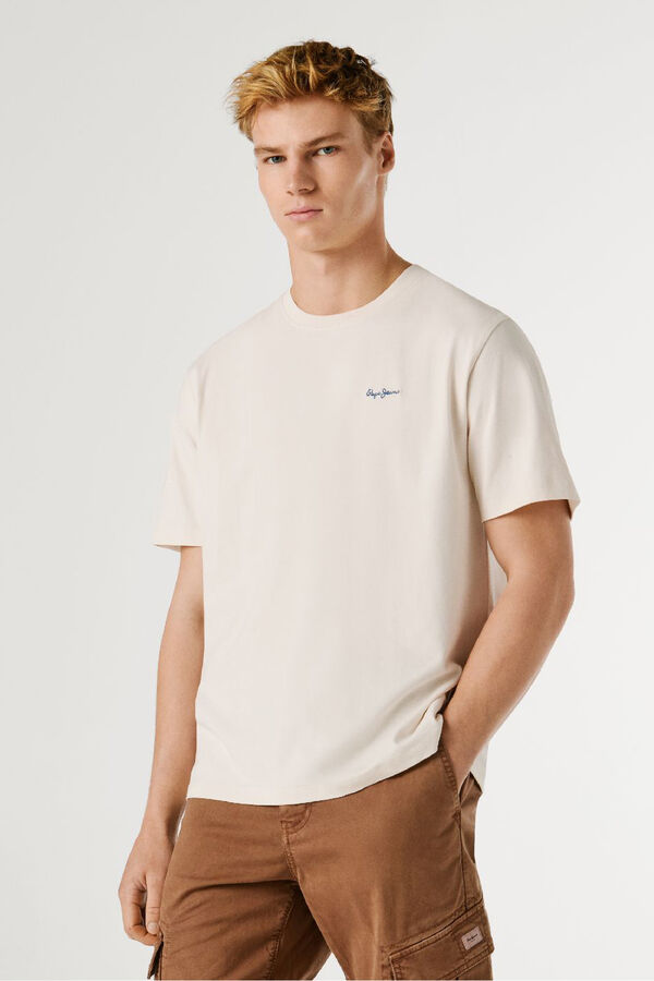 Pepe Jeans Short sleeve T-shirt beige