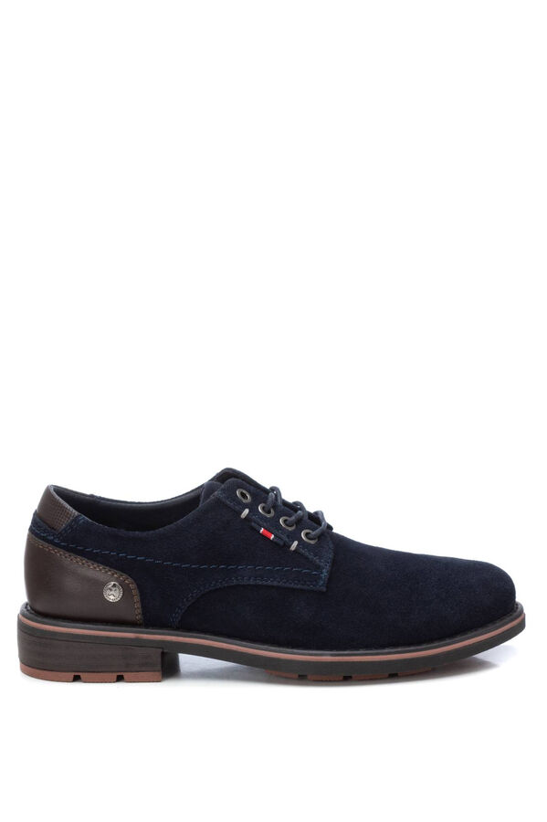 XTI Zapato De Hombre Serraje azul
