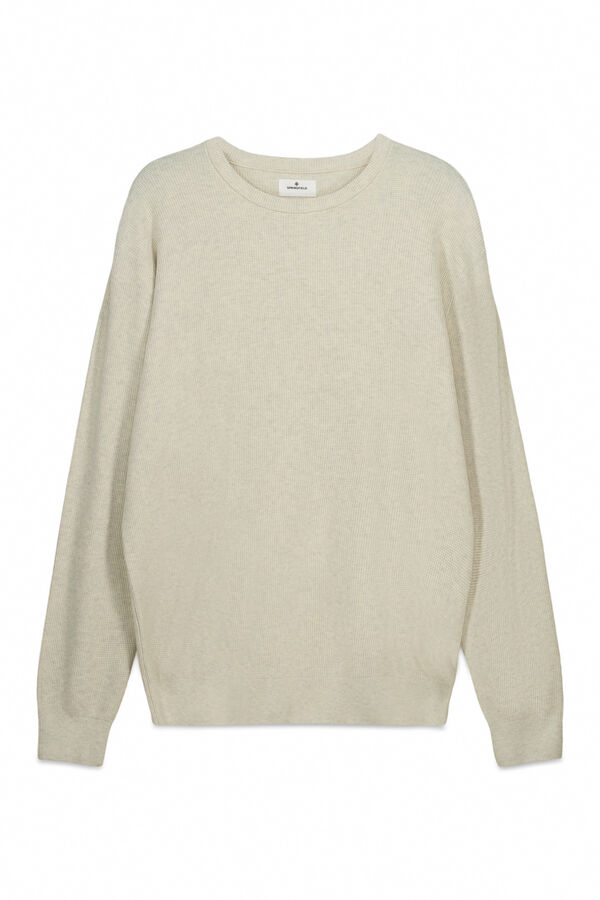 Springfield Osnovni strukturni džemper Siva