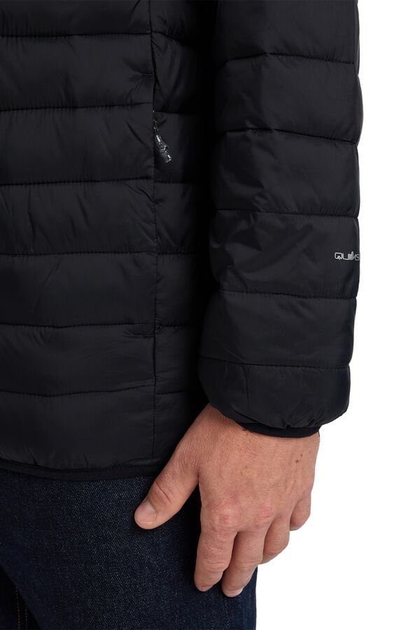 Quiksilver Hooded puffer jacket black