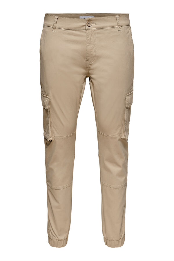 Only & Sons Lange Cargo-Hose Nude