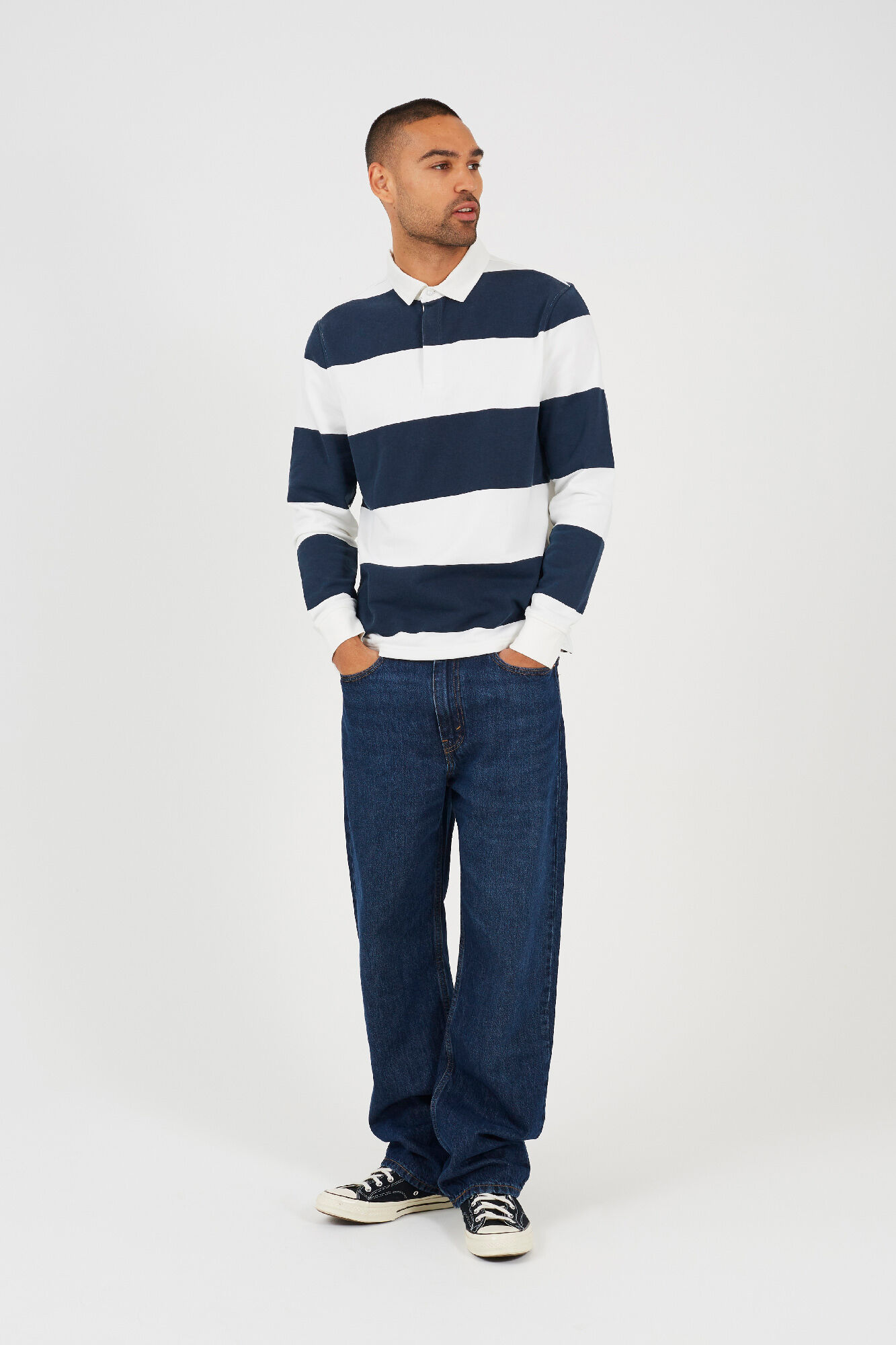 Brave Soul Sudadera cuello polo