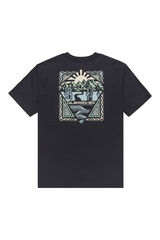 Quiksilver Ev Desert Waves - Camiseta para homem de manga curta azul