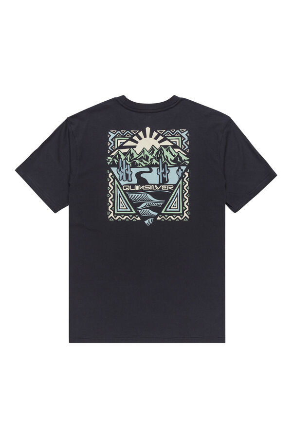Quiksilver Ev Desert Waves - Camiseta para homem de manga curta azul
