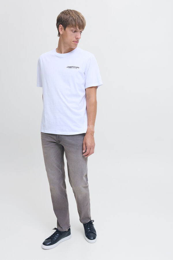 JJ REBEL Jeans corte recto gris