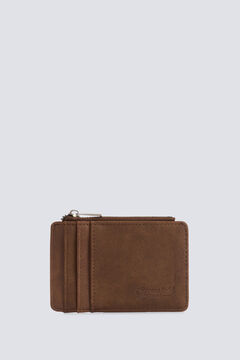 Springfield Bicolour faux leather card holder purse