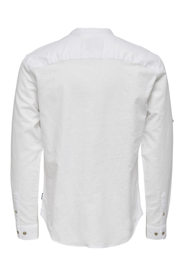 Only & Sons Long sleeve shirt white