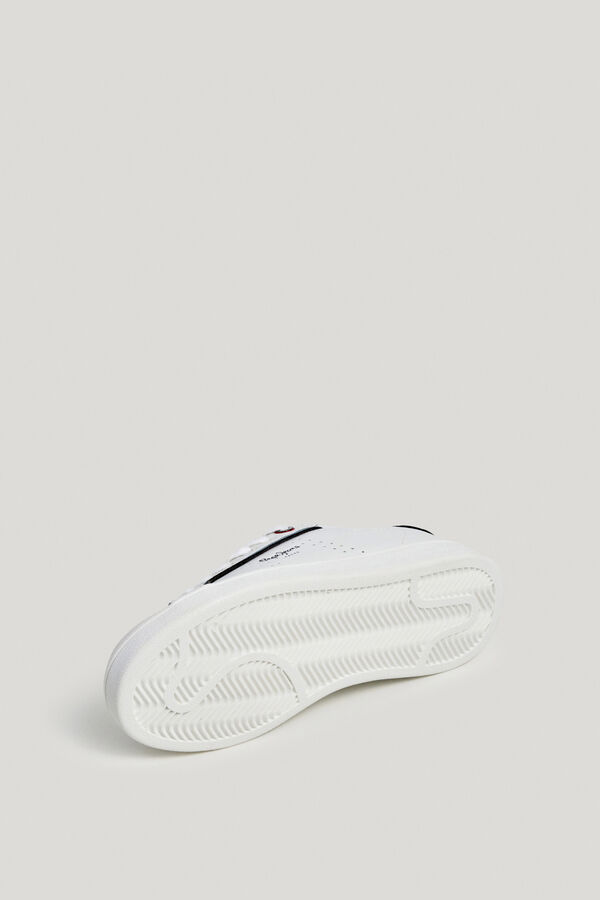 Pepe Jeans Logo tennis style sneaker white