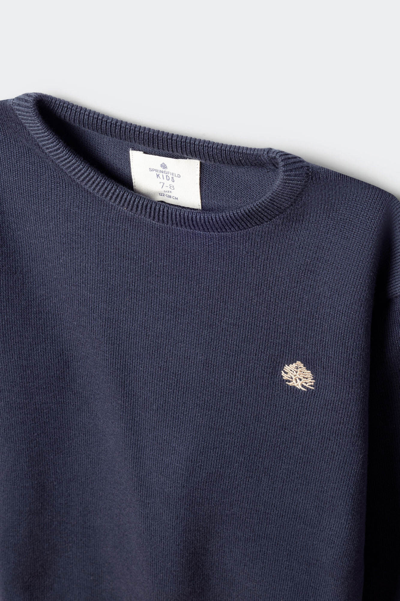 Springfield Kids Osnovni džemper sa &scaron;titnicima za laktove za decu