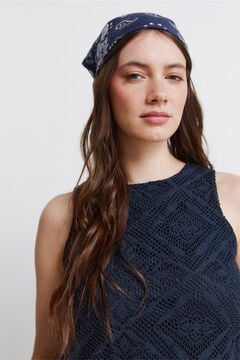 Springfield Crochet sleeveless T-shirt