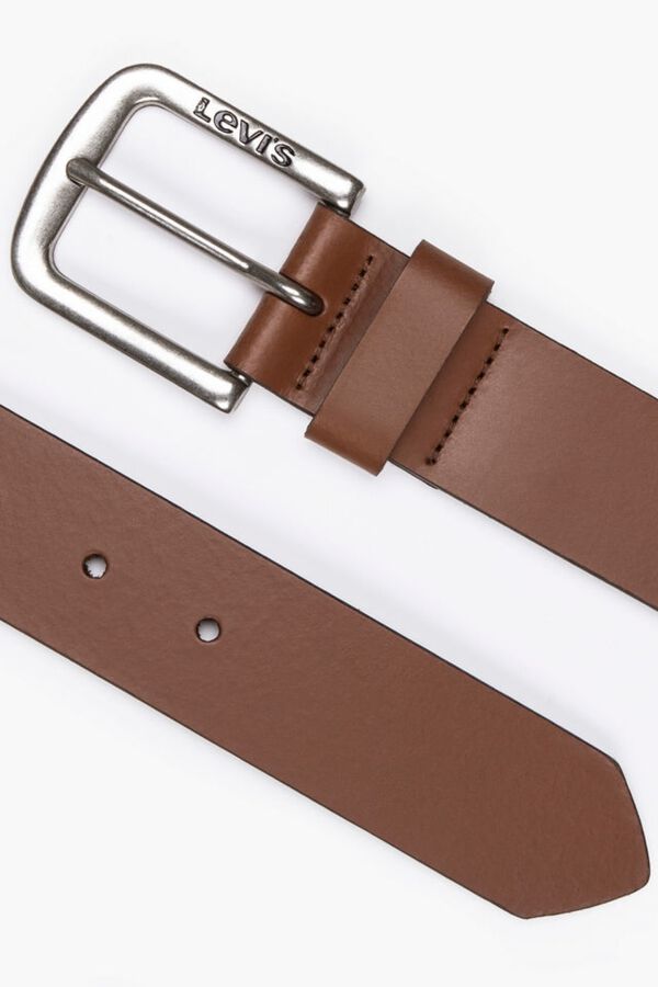 Levi's Cintur&oacute;n de piel tostado