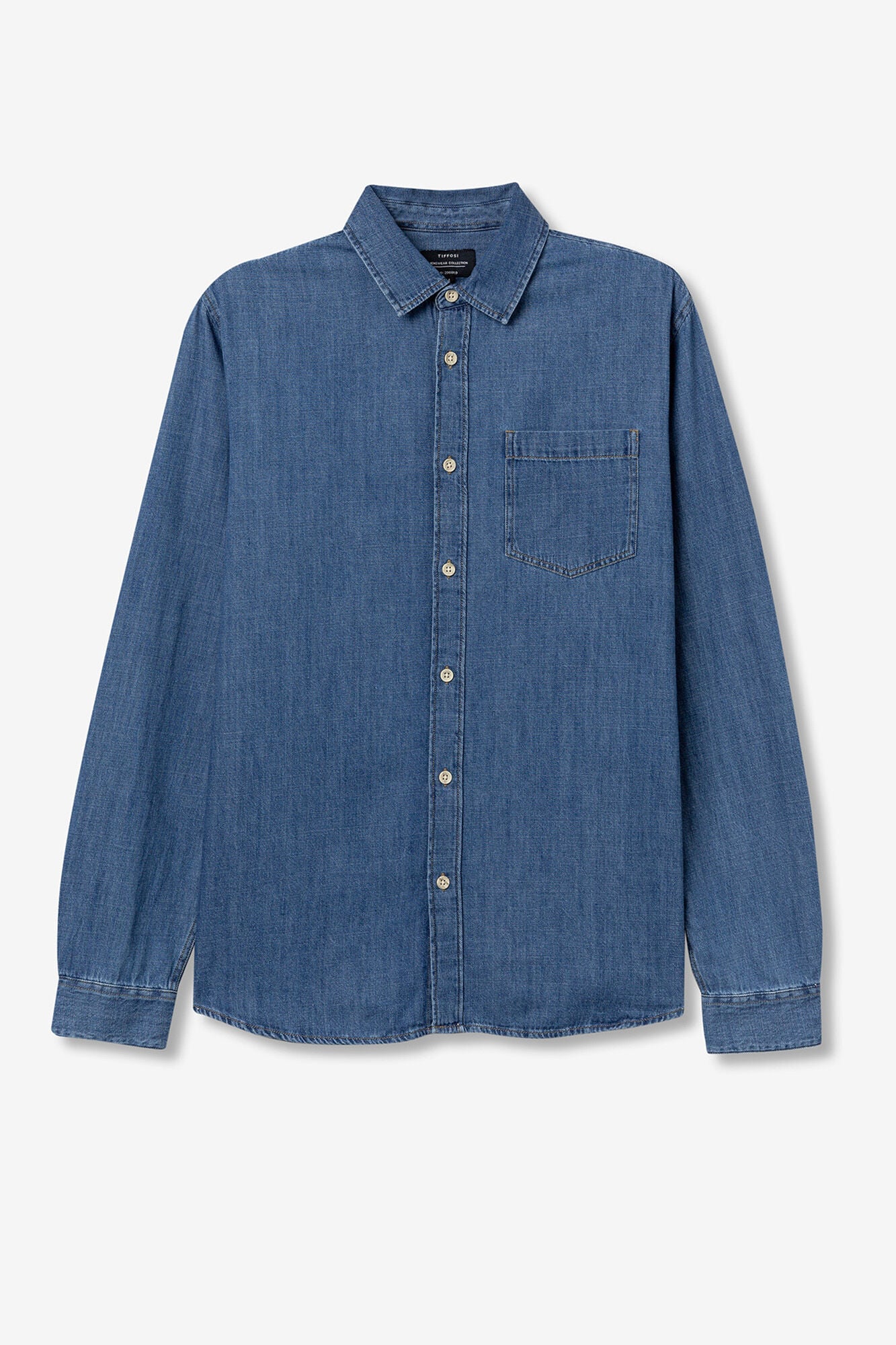 Tiffosi Camisa jeans de corte regular